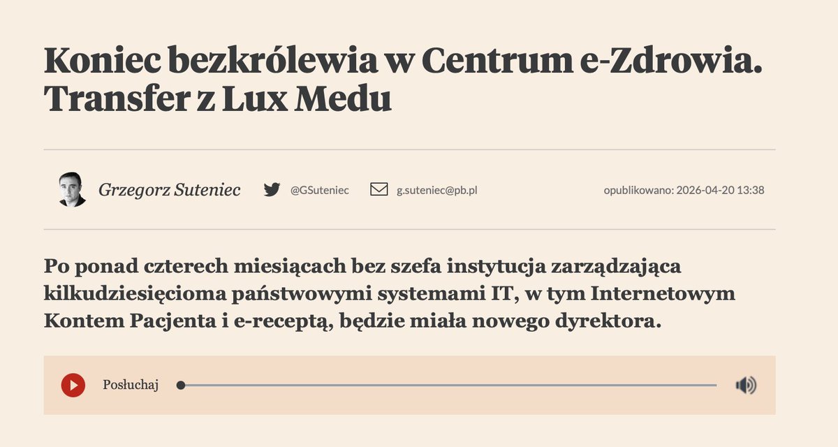 Skąd transfer? Państwo czytają to samo co ja?