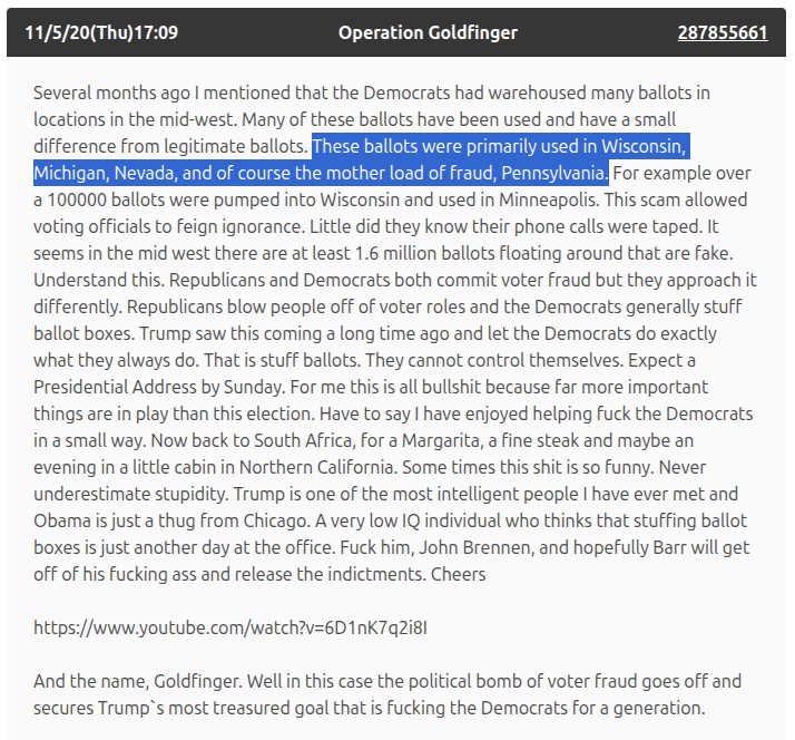 paul_furber's tweet image. BDAnon confirmed - PA was a hotbed of voter fraud. 

archive.4plebs.org/pol/thread/287…