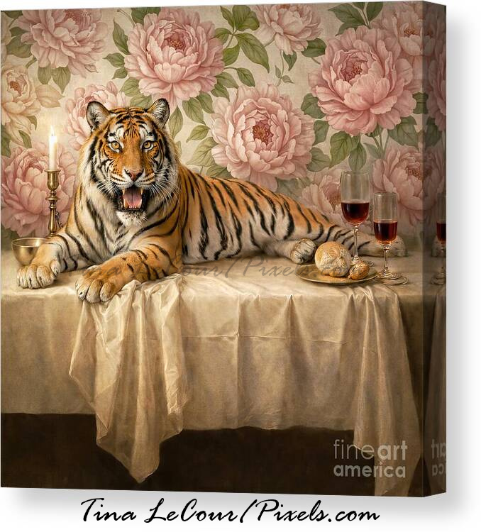 TinaLeCour's tweet image. The Tiger's Table...Available here...tina-lecour.pixels.com/featured/the-t…

#animaloftheday #FlowersOnTuesday #wallart #artforsale #fineart #paintings #InteriorDecoration