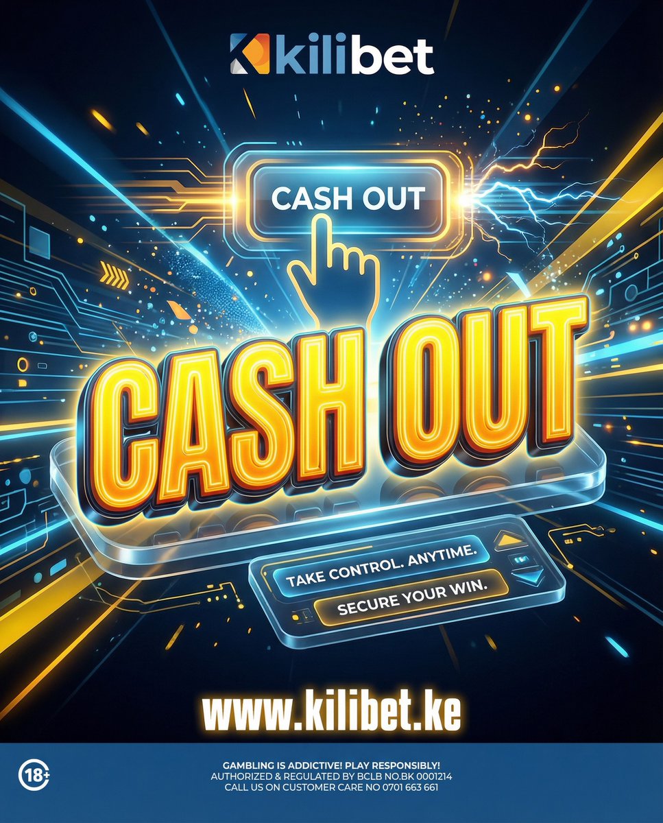 kilibet_ke's tweet image. You’re always in control. 🧡💙

Cash Out lets you secure wins on your terms:
📊 Lock in returns early
⚖️ Exit if things change
💰 Real-time updates with live odds

No waiting. Just smart, flexible play. ✨
18+ | Play Responsibly | T&amp;amp;Cs Apply

#Kilibet #PlaySmart #YouInControl