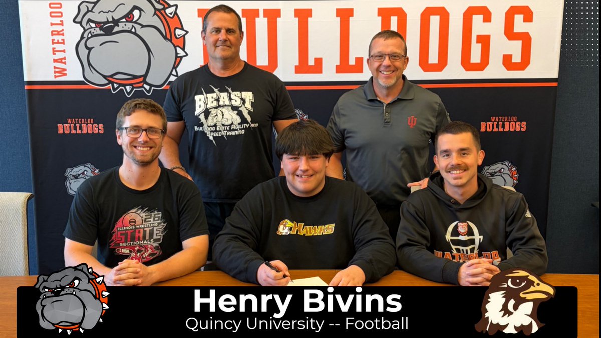 Football2Whs's tweet photo. Congrats to OL Henry Bivins for his commitment to play football at Quincy University! https://t.co/bpfDQyMB4A