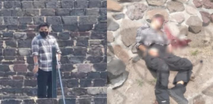 Loquito asesina a una turista canadiense, hiere a trece más y luego se su1cida: La m4sacre de #Teotihuacan, ayer.