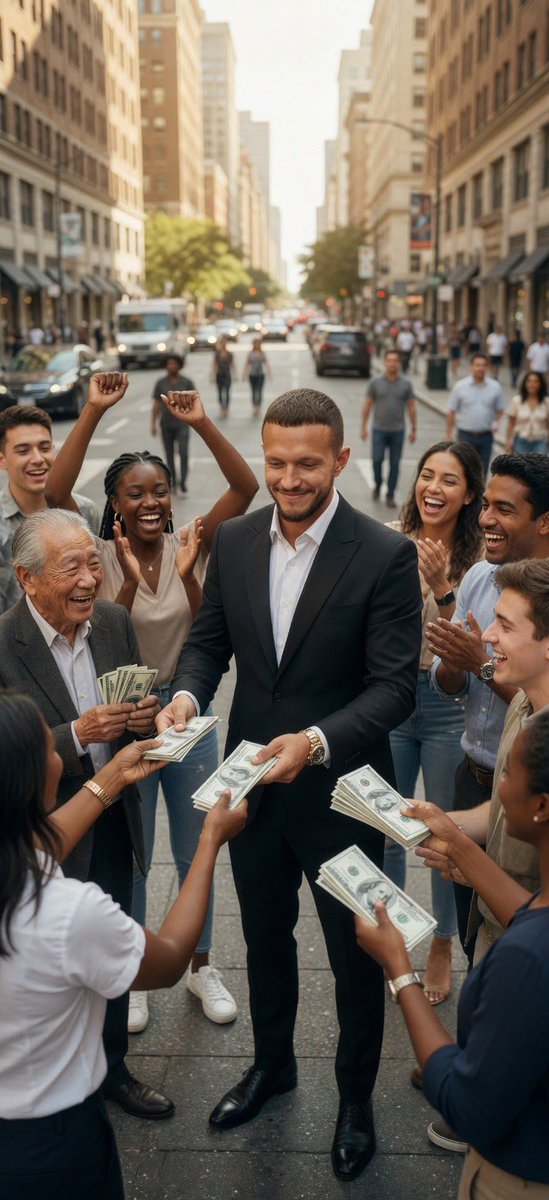 realpaul003's tweet image. Just handing out stacks of cash on the street, putting smiles on faces, and lifting people up when they need it most. 💰✨
And if you're building something real and need support — slide in my DMs. Let’s talk

#Generosity #AbundanceMindset #GiveBack #Success #Wealth #Inspiration