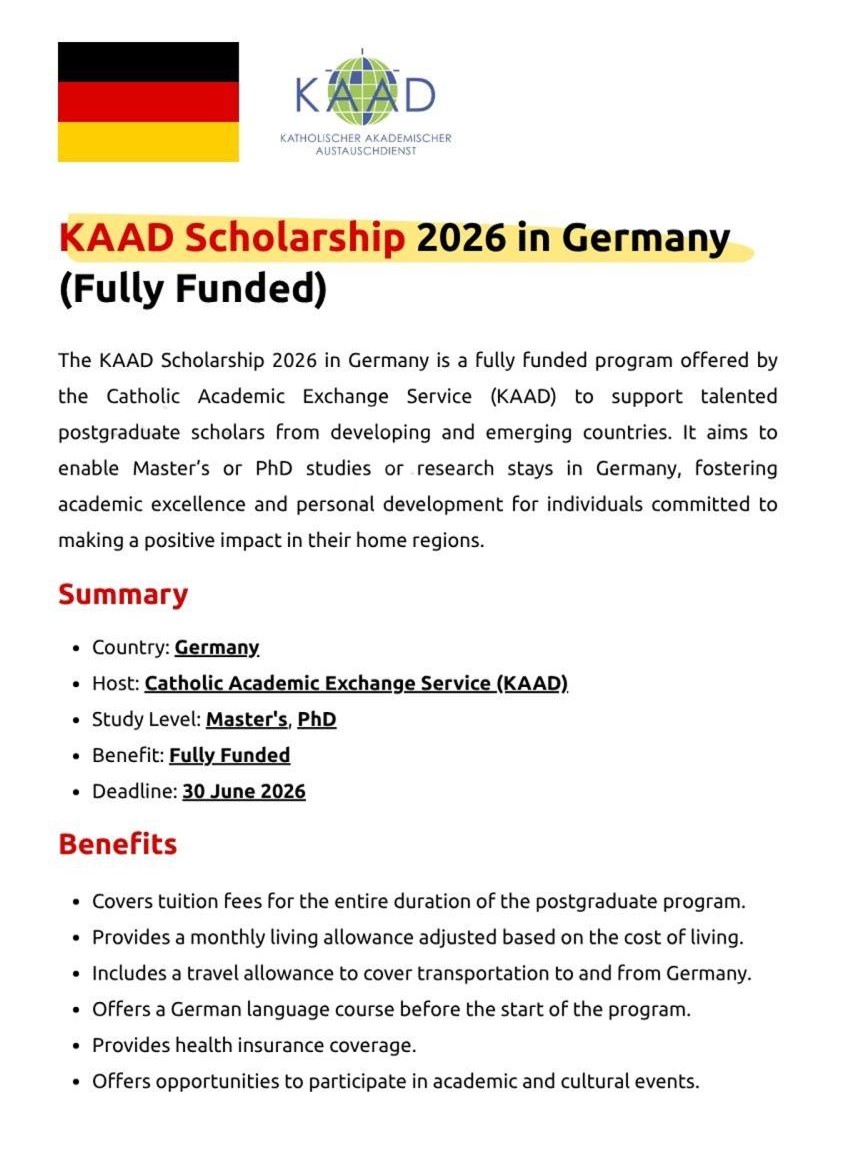 Scholarship for PhD tweet media