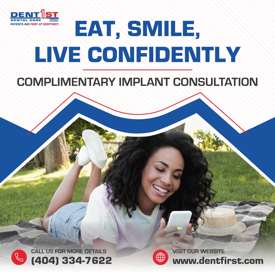 DentFirst's tweet photo. A confident smile starts with the right solution.

Dental implants can restore function and confidence.

Schedule your complimentary consultation today. https://t.co/m3VrxXV5hB