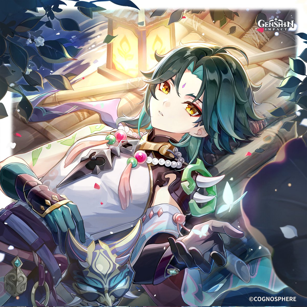 _xiiie_'s tweet photo. By far my two favorite illustrations for Xiao's birthday <𝟑 .ᐟ https://t.co/vJfMnB342E