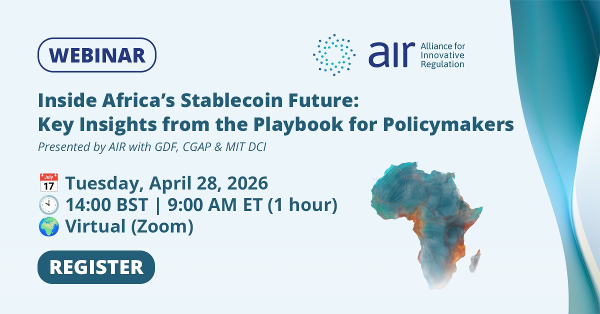 Alliance for Innovative Regulation (AIR) tweet media