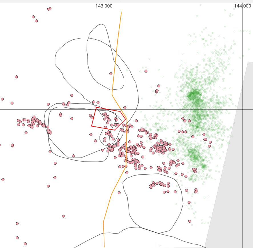 三陸沖を震源とする地震(Mw7.4)の余震活動の状況

現状、余震(赤い点)のほとんどは過去の大地震のアスペリティを避けて分布
特に北に隣接するアスペリティBは約30年間隔でM7以上の地震を起こしており、前回は1994年のMw7.7、1968年には北側と連動してMw8.3

図の詳細についてはツリーをご一読ください
