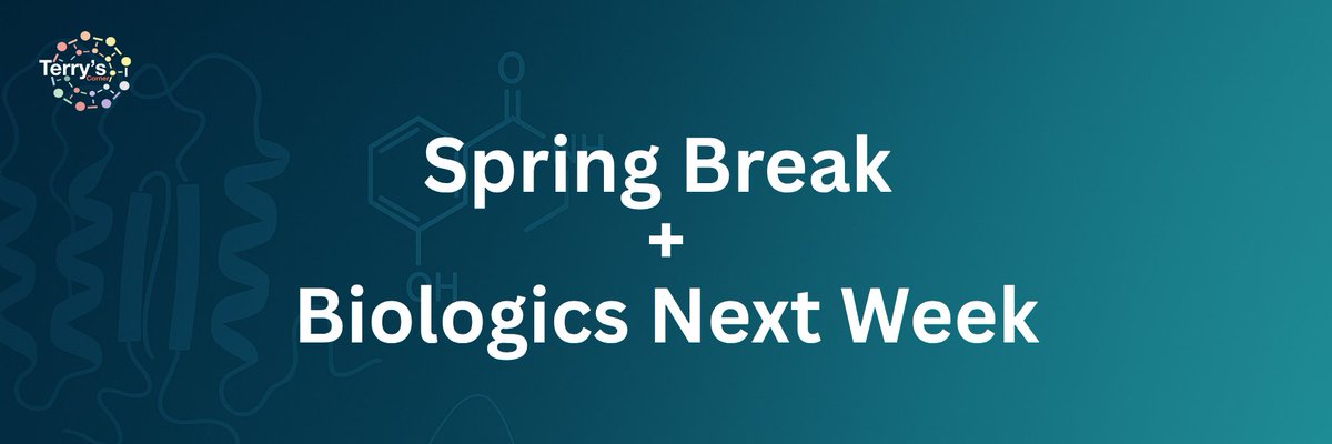 TerryCornerHQ's tweet photo. Spring break for Terry's Corner this week. Back next week: biologics for GPCRs — where small molecule rules quietly stop applying and the therapeutic landscape opens up differently.
#DrGPCR #GPCR
https://t.co/rj5oTehY0u https://t.co/4IqhtBCFoj