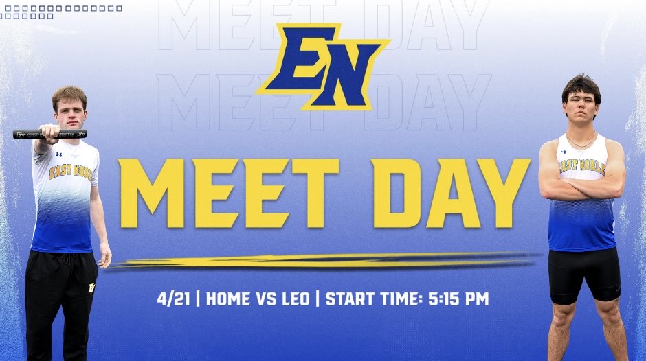 ENBoysTrack's tweet photo. Meet day vs Leo! 

Field Events - 5:15pm
Running Events - 5:30pm

Live results - https://t.co/aml1B2CPZw https://t.co/voRSvwo5N8