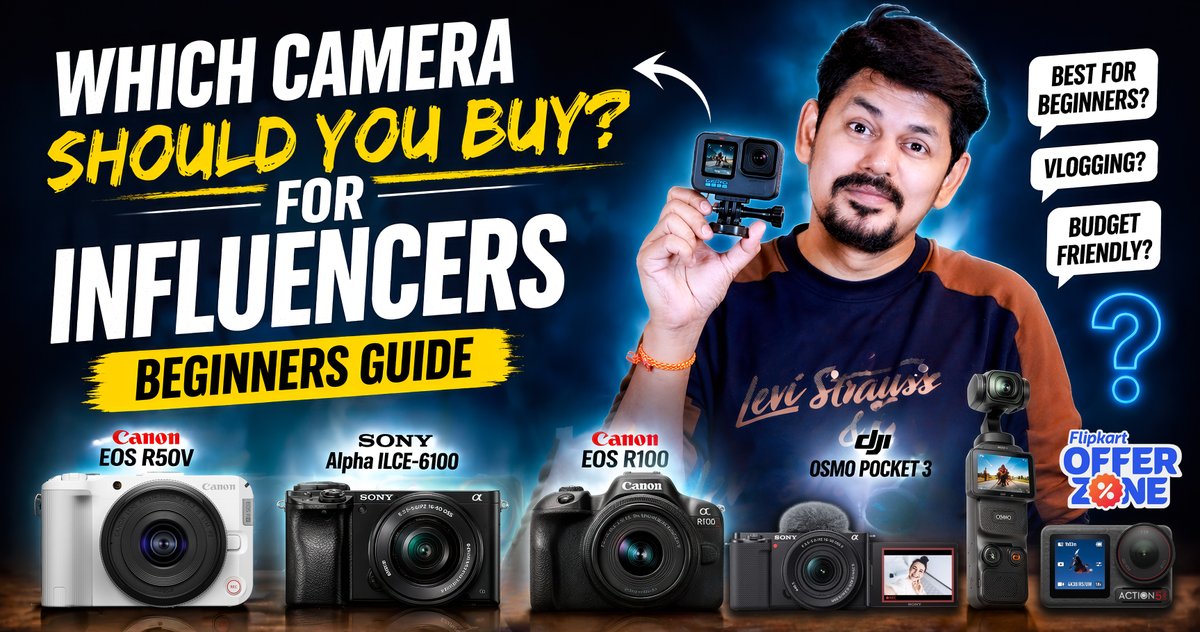 Influencers కోసం Best Cameras 🔥 Beginner Guide 2026 | DSLR vs Mirrorless... youtu.be/ZL5kn5dJlzw?si… via <a href="/YouTube/">YouTube</a>