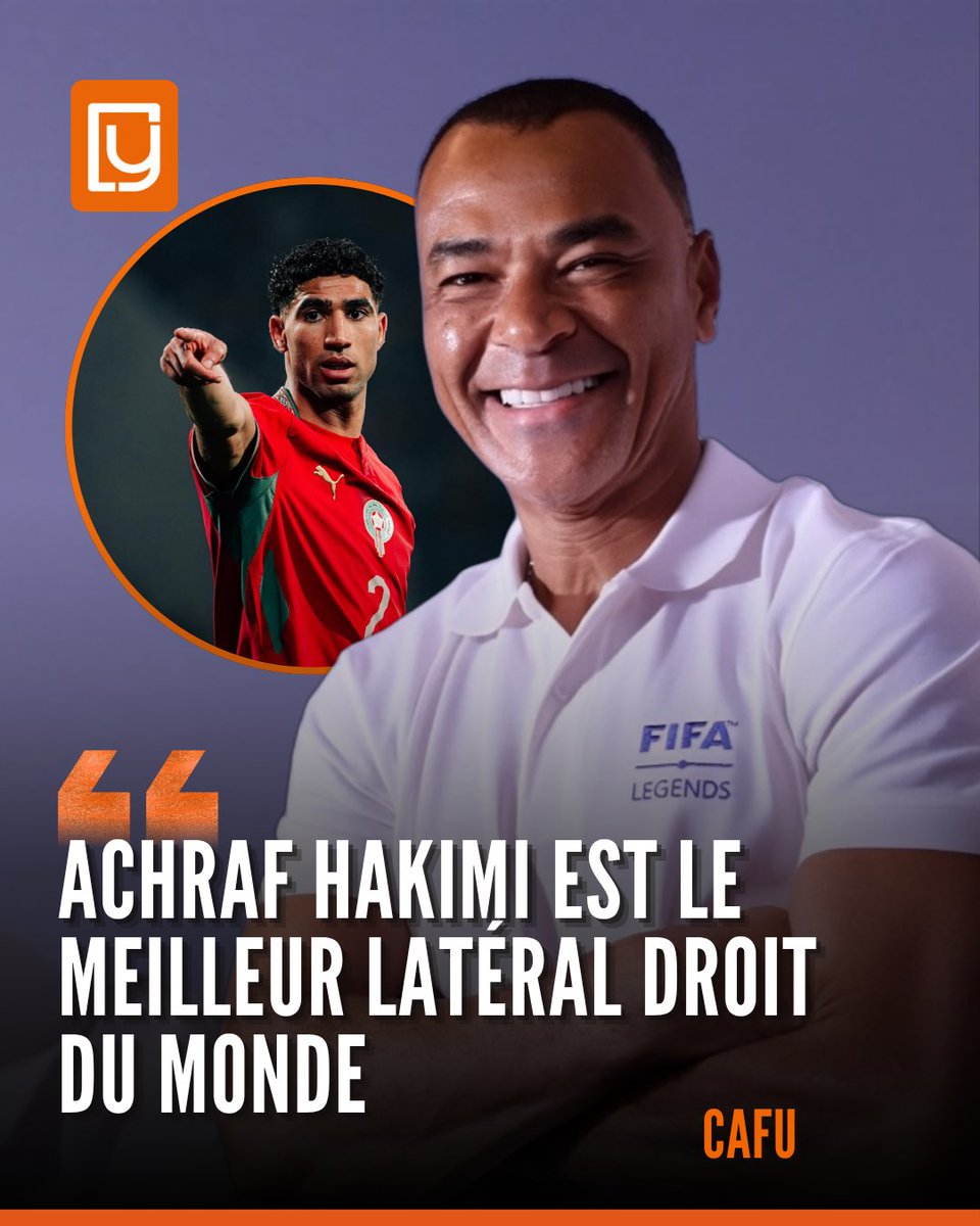 yabiladi_fr's tweet image. L’ancien international brésilien Cafu confirme qu’Achraf Hakimi est actuellement le meilleur arrière droit du monde. 🇧🇷⚽🇲🇦

#Cafu #Hakimi #Maroc #DimaMaghrib