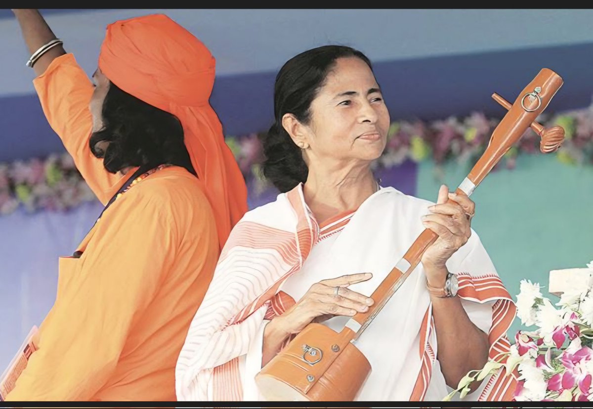 TellingRavindra's tweet photo. पश्चिम बंगाल की मुख्यमंत्री ममता बैनर्जी कुल 7 बार सांसद रही हैं।
वो सांसद के तौर पर मिलने वाली पेंशन का एक रुपया भी  नहीं लेती हैं।

ममता बैनर्जी मुख्यमंत्री और विधायक के तौर पर मिलने वाला वेतन का एक रुपया  भी नहीं लेती हैं।

उनका जीवन यापन कैसे होता है?

किताबों और संगीत की रॉयल्टी से।