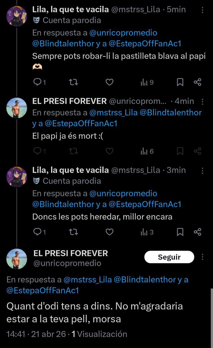 Lila, la que te vacila tweet media