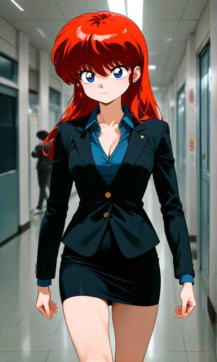 NikkiS199Z's tweet image. Turning heads and stopping hearts at work.
#Ranma #AIart #AIgirl #Anime