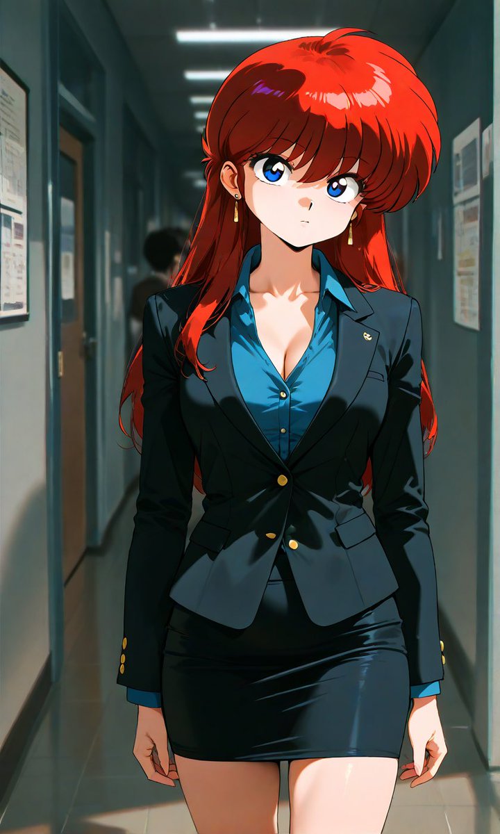 NikkiS199Z's tweet image. Turning heads and stopping hearts at work.
#Ranma #AIart #AIgirl #Anime