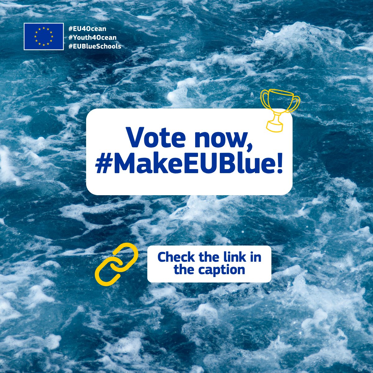 cinea_eu's tweet photo. [2/2]
Voting for the #MakeEUBlue Public Choice Award 2026 is open.
Vote for your favourite projects from the #EU4Ocean Coalition here 
➡️https://t.co/UZvCwLZ2gi" https://t.co/kF8aXLse2W