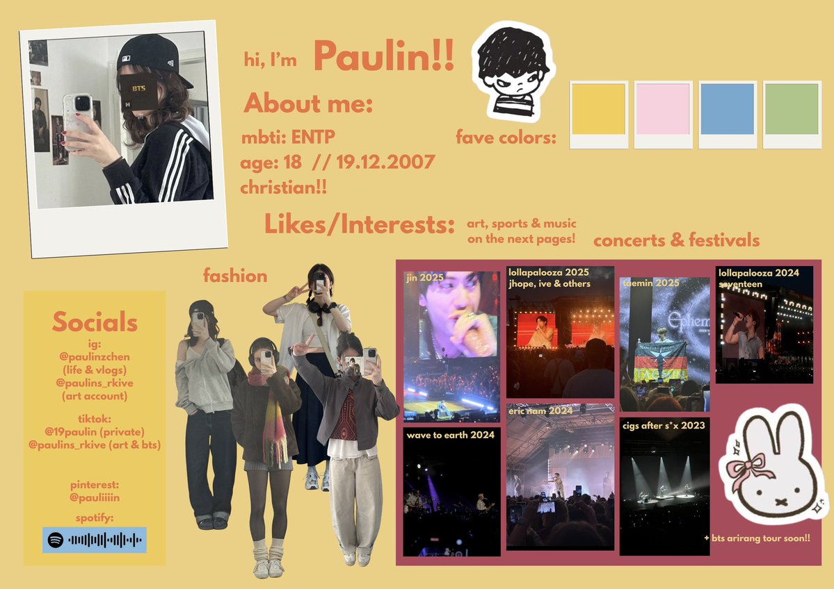 paulins_rkive's tweet image. intro post!! 🗣️
currently looking for some moots bc I’m gonna start posting on here more so feel free to add me (and maybe even retweet) if you’re also looking for army/artist friends:))
#armytwt #bts #army #btstwt #bangtan #btsfanart