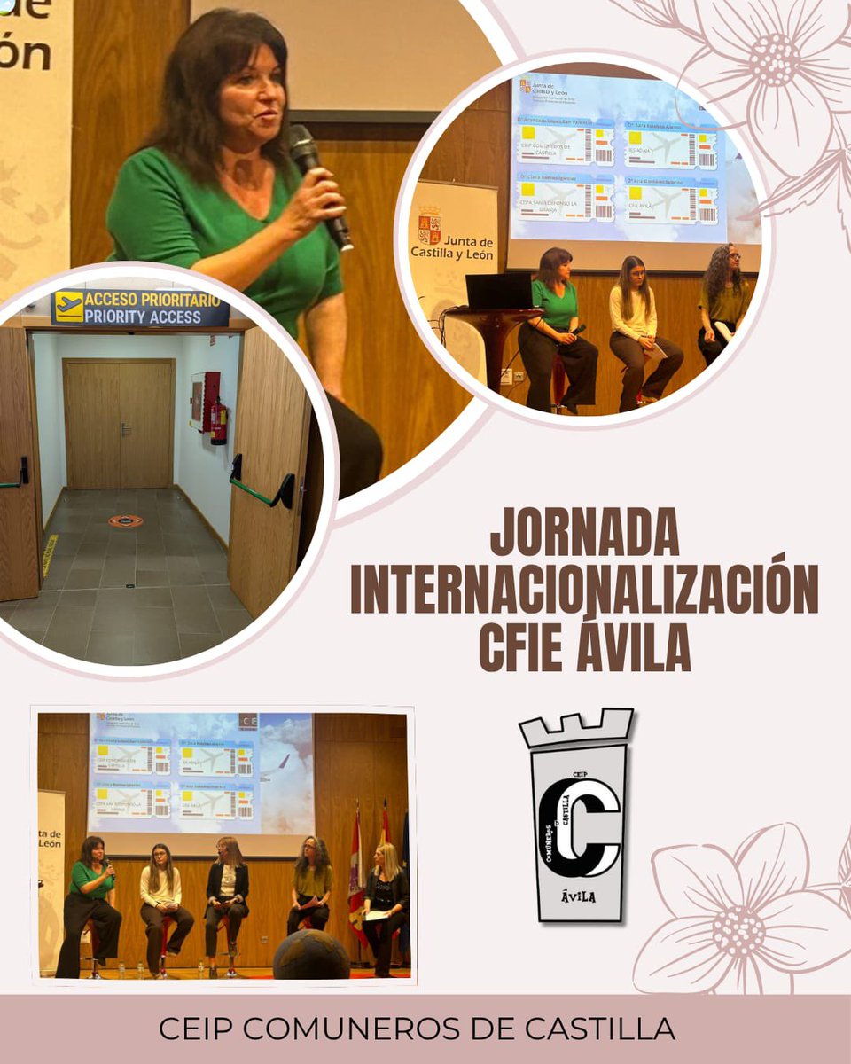 CEIPCOMUNEROSAV's tweet photo. Hoy hemos participado en la Jornada de Internacionalización del CFIE 🌍

Nuestra jefa de estudios, Arantxa, ha presentado nuestro proyecto Erasmus y las movilidades realizadas con el alumnado. Gracias al @CFIE_Avila 

#familacomuneros #InternacionalizaCyL https://t.co/yys1KHxLRT