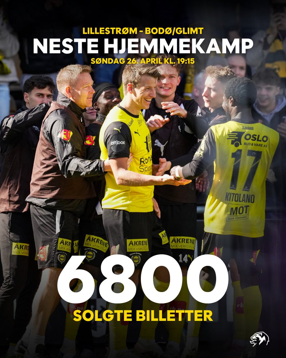 LillestromSK's tweet photo. 5 dager til kamp i vi nærmer oss 7000 solgte billetter 👏 

🎟️ https://t.co/1CUoJrzJT1 https://t.co/YpierNIhd2