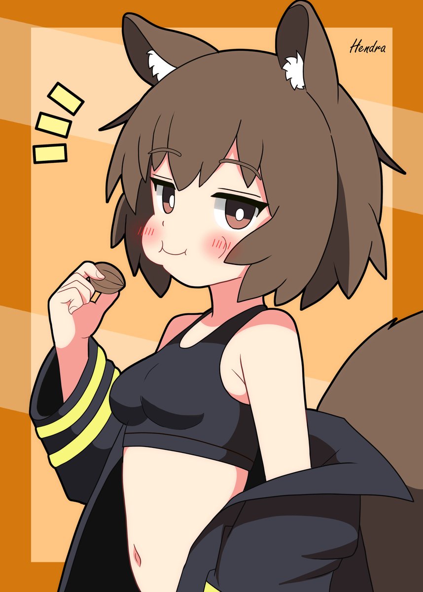 「ロドスの常識 ショウちゃんは仕草の所々にリスが出る」|Hendraのイラスト