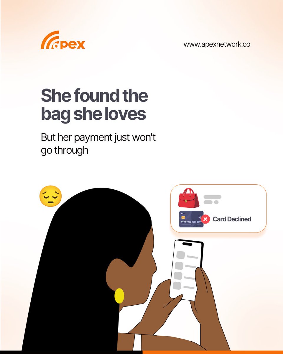 useapexnetwork's tweet photo. Shop like Elohor 🛍️😎
Get the Apex virtual usd card and experience global shopping at its peak.
#useapexnetwork #usdcard #virtualcard https://t.co/rq01Fpw2M7
