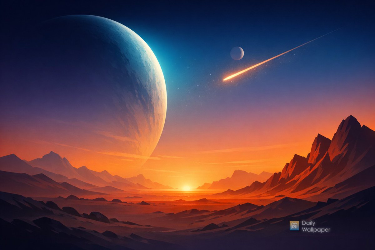 🪐 “Alien Planet” - new wallpaper

📲 Daily Wallpaper for iOS/Mac:
dailywallpaperapp.com/appstore

#wallpapers #scifi #AIArt #OpenAI