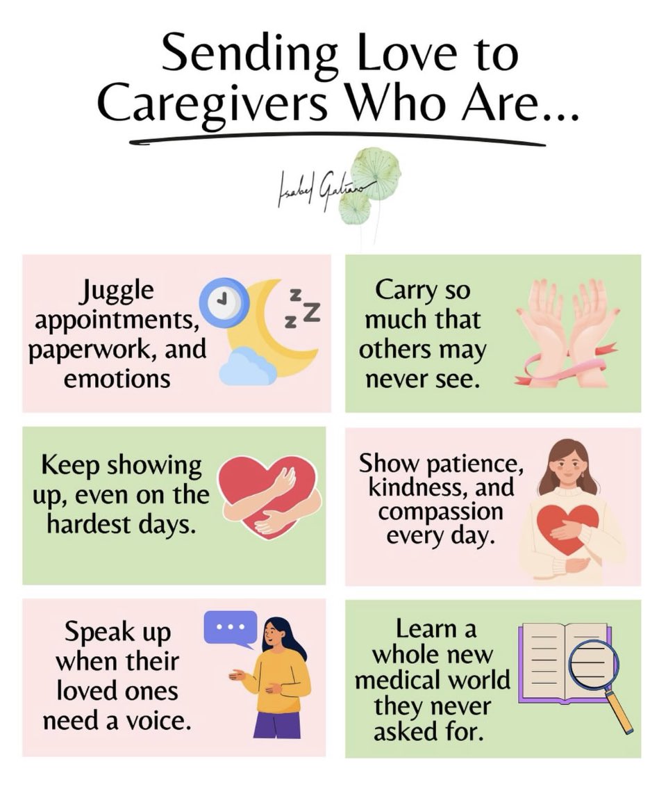 PaulaMaier3's tweet image. Caregivers, nurses and doctors are a lifeline for #cancer patients.
They often go unmentioned but we can’t beat this without them 🌟

#caregivers #cancertreatment