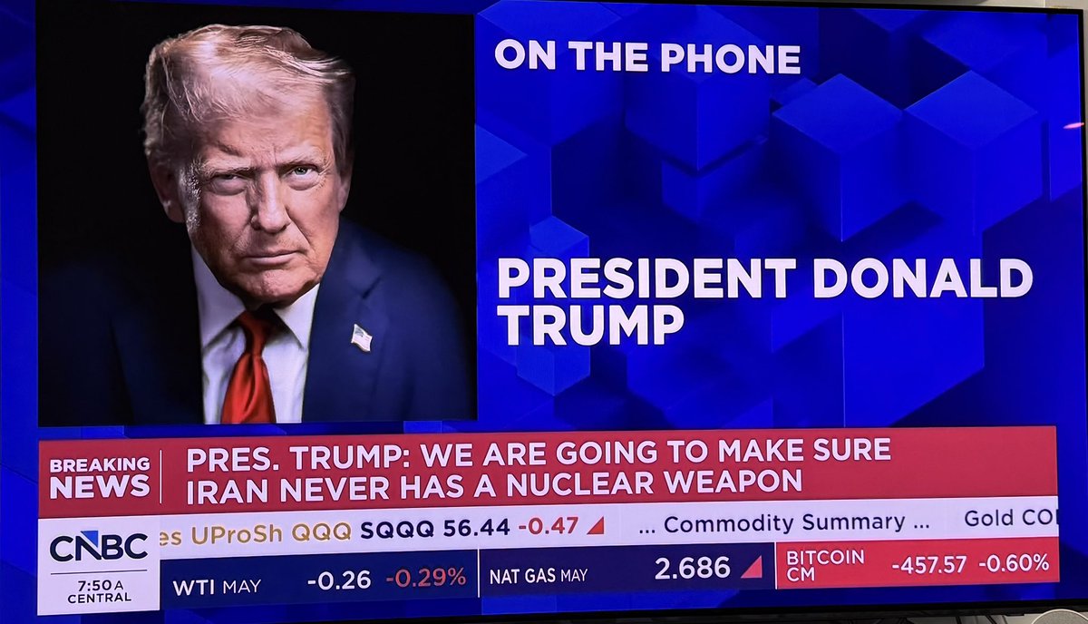 President Trump, live on CNBC right now, just claimed that if he were president, we would have won the Vietnam war and would have won the Afghanistan war.

That is a huge red flag, because that makes me fear he may think he can “win“ the war with Iran, and not make a reasonable