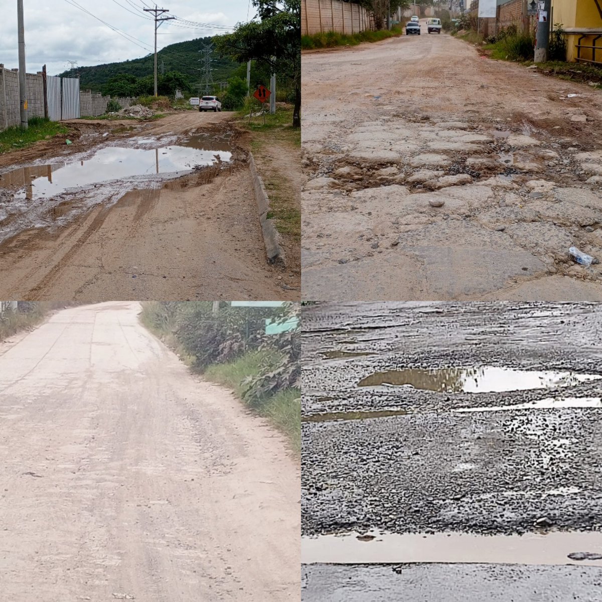 #Tegucigalpa calle que conduce a Residencial Mirador de los Angeles, Residencial Altos del Cimarron, Residencial  Vitali... mire sr. Alcalde <a href="/juandiegozelaya/">Juan Diego Zelaya</a> la #Rutaciclista, ayuda a darle más atención mejorar esta zona #Honduras