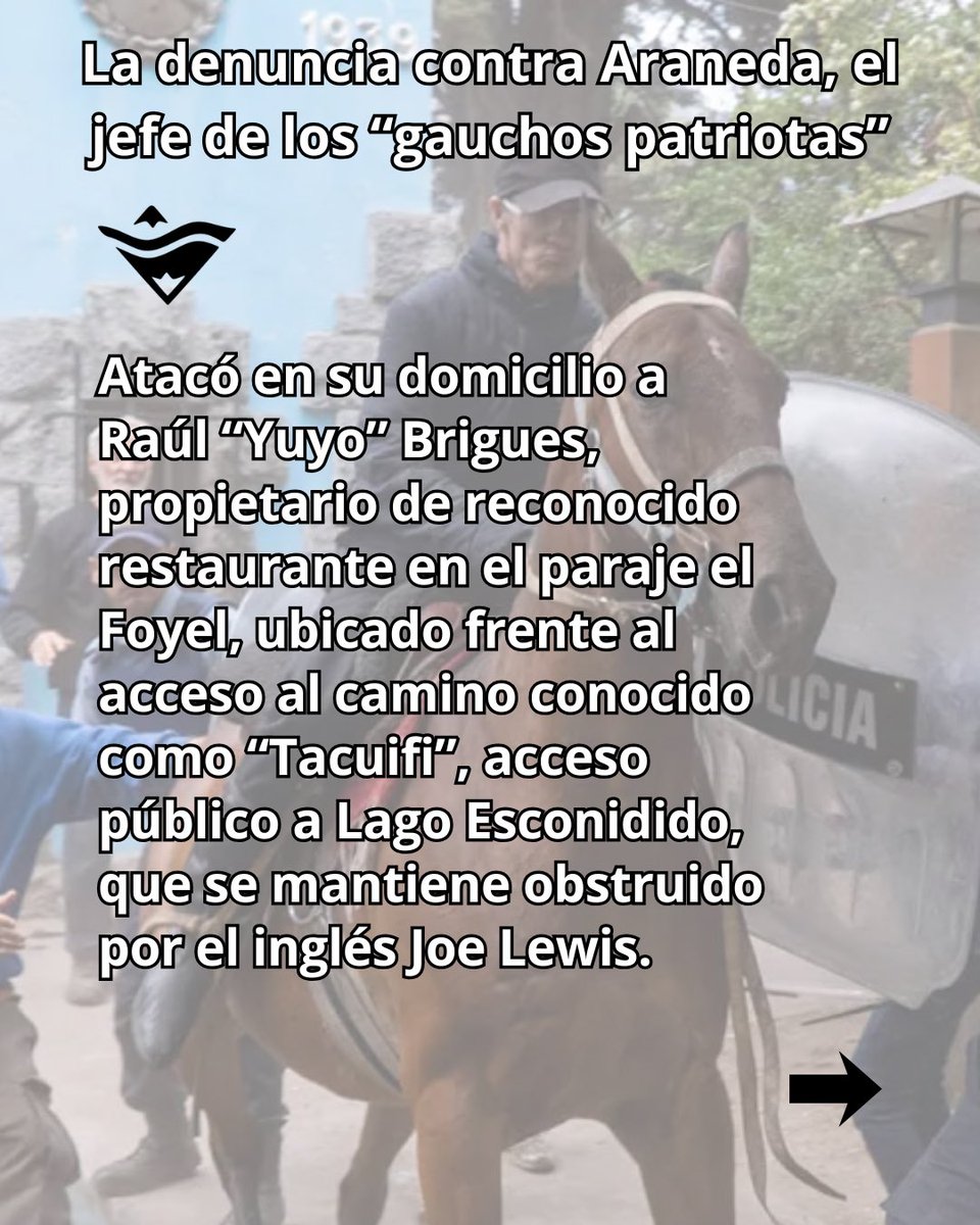 SurArriba's tweet photo. La Fiscalía (Francisco Arrien) nuevamente tiene que definir su posición en una causa marcada por el trasfondo político y la falta de investigación en hechos anteriores.

Según la denuncia, atacó en su domicilio al militante por el libre acceso al lago Escondido… 

🧵 ➡️ https://t.co/EHOGc3H4mk