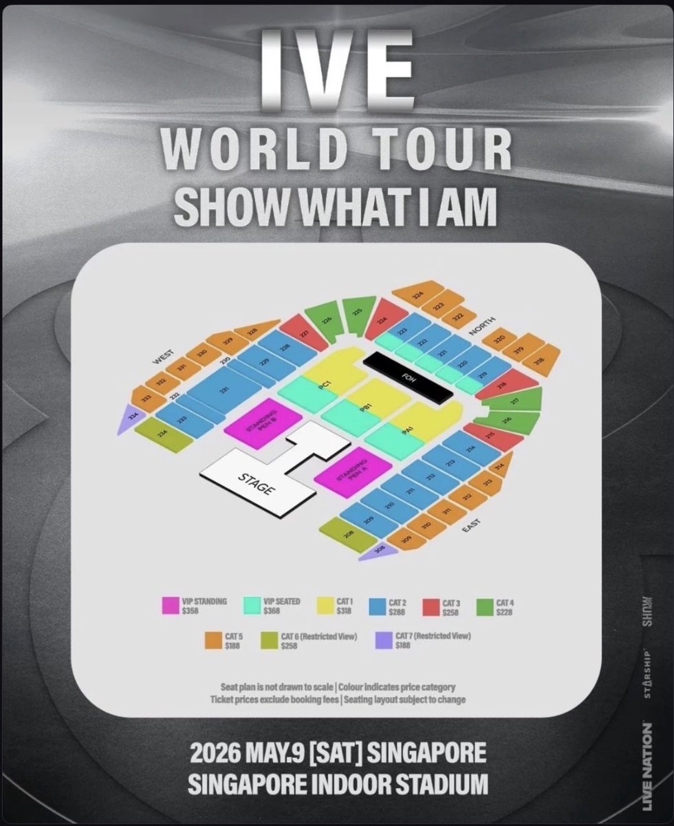 1stnottoday's tweet image. 【Buying/Trading】5.9 SINGAPORE IVE WORLD TOUR_SHOW WHAT I AM
1 Ticket：VIP standing
Pen A/B（# is smaller than 80, given priority to PenB）

Pay/Trade in Cash in-person on the Concert Day
❌Fooled❌Fraud(I’ve book the flight and hotel, I’ll not fool you, so plz don’t fool me 🙏)
