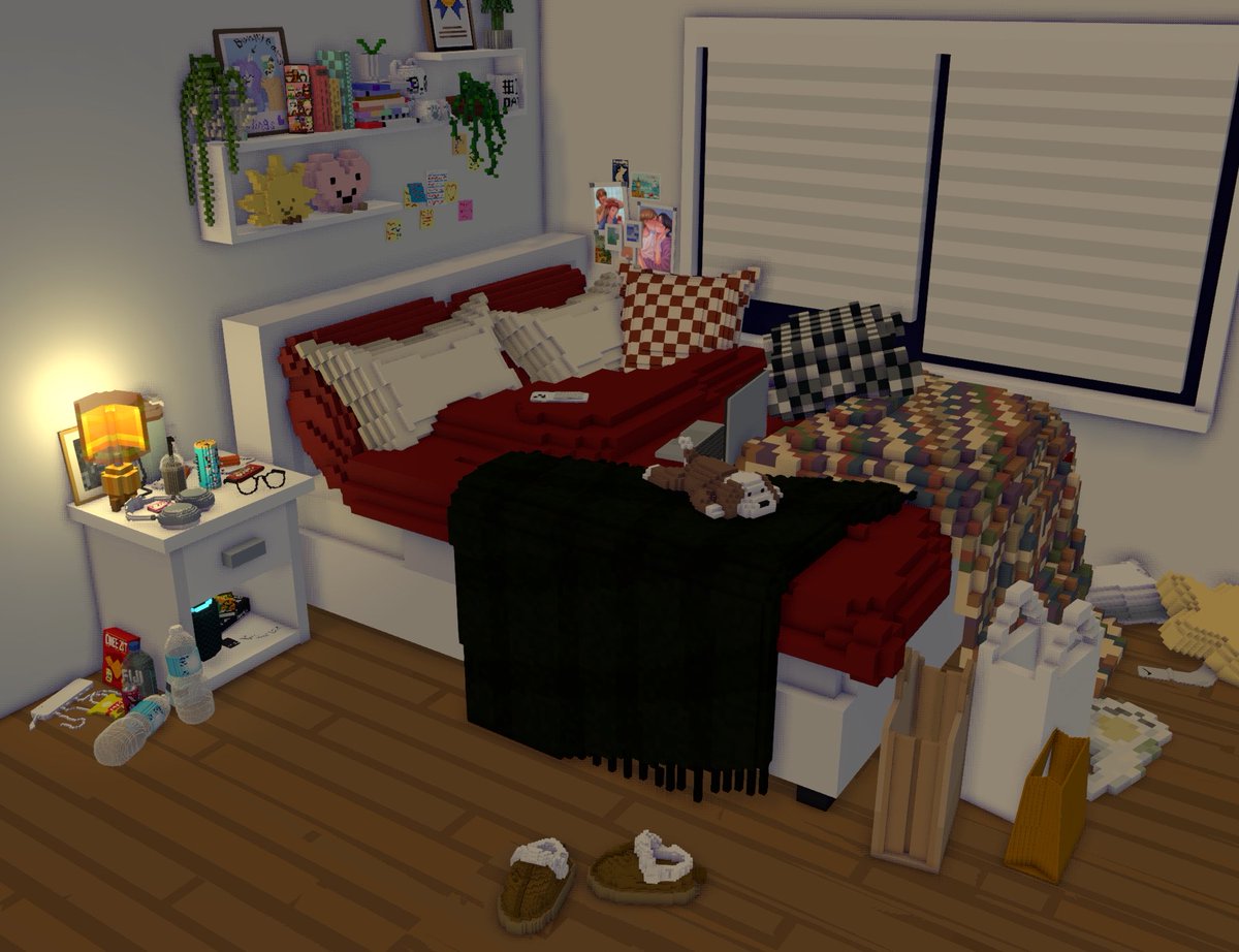 estrojun's tweet photo. I don't have tomodachi life so I've instead been spending my days making tiktokkerjun's messy bedroom. If anyone even cares https://t.co/PxBu3JVy2m