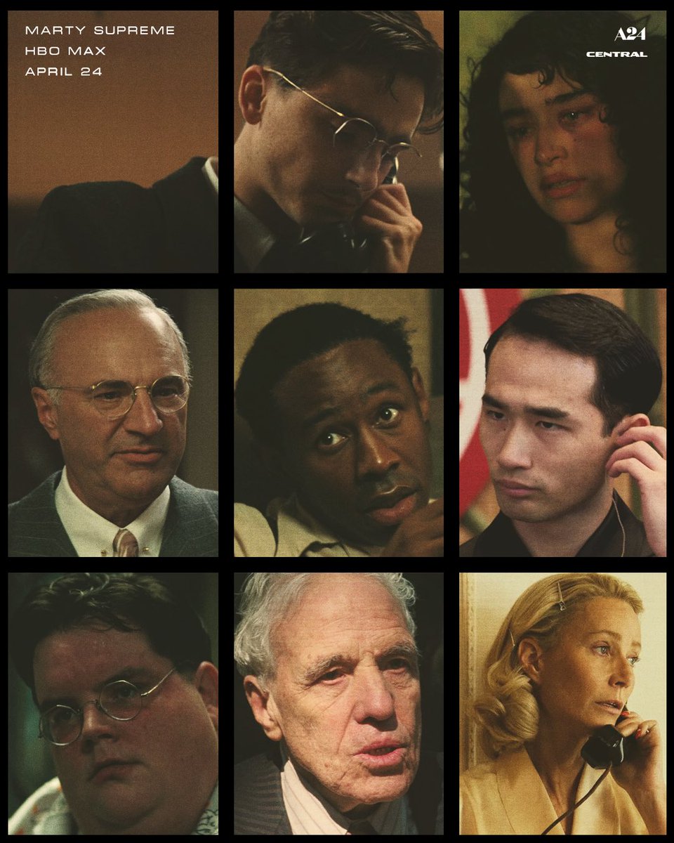 centralgroupusa's tweet photo. Marty Supreme this Friday 4.24 on @HBO https://t.co/YK2gvF2R6b