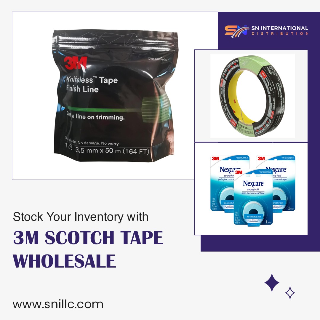 snillce's tweet photo. Streamline your supply chain with genuine wholesale 3M tape. We provide reliable, bulk bonding solutions for pros.

Shop Snillc Today: 
https://t.co/nTcjJYAVz4

#Snillc #3M #WholesaleSupplies #BusinessEssentials #AdhesiveSolutions https://t.co/qA3z8WvskQ