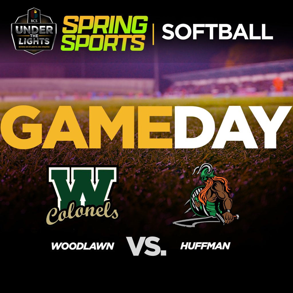 BhamCitySchools's tweet image. It's GAMEDAY! 🥎

🪖 Woodlawn vs. Huffman ⚔️
🏟️ Huffman High School 
🎥 coverage begins at 5:20 p.m.
🕠 first pitch at 5:30 p.m.
📺 🎟️ bhamcityschools.org/gameday

#SuccessStartsHere #highschoolsoftball