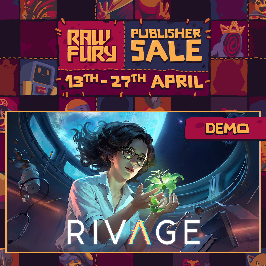 RawFury's tweet photo. You awake alone aboard a space station trapped in a strange time phenomenon. Can you solve puzzles and experiment with objects - all to piece together the truth of what happened to the the crew? 

Play the RIVAGE demo now: https://t.co/QmUzJNKe3l https://t.co/OMJVvyceAE