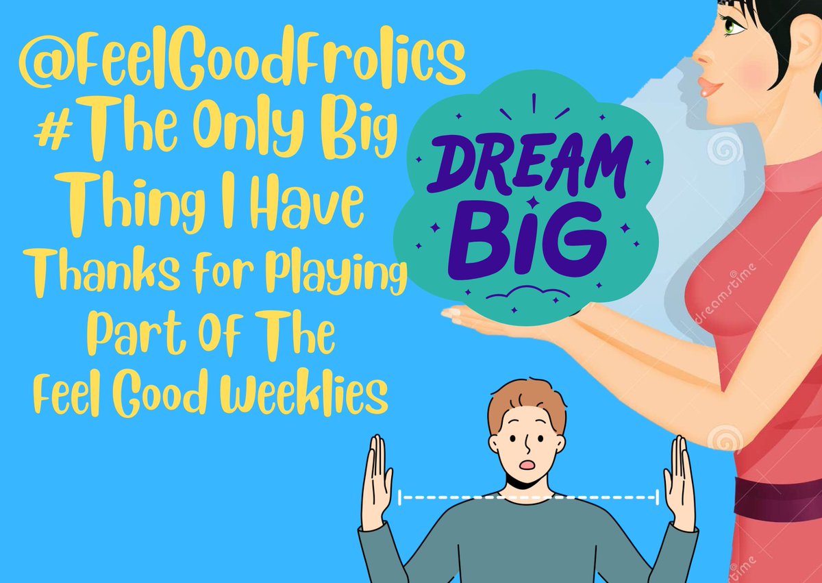 FeelGoodFrolics's tweet photo. It's 9 am ET/2 pm UK It's Time For @FeelGoodFrolics With Your Host @tweetfeelsgood !

Today @FeelGoodFrolics Wonder About  Big Things On #BigWordDay To Brighten Your Tuesday!

Be Part Of Feel Good Weeklies And Join Me NOW AND PLAY:

#TheOnlyBigThingIHave https://t.co/ne5zxYr7IW