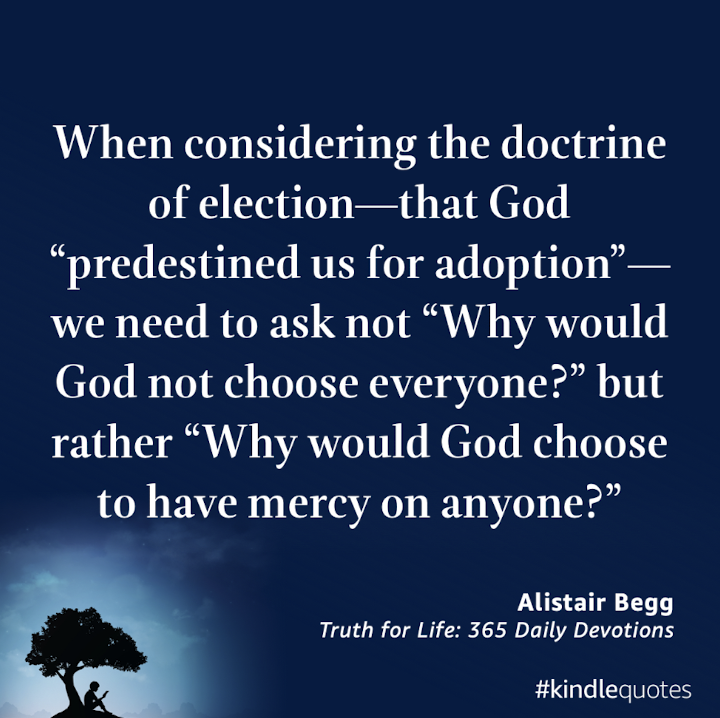DarrenBNelson's tweet image. #QuoteOfTheDay by #AlistairBegg re #Predestination
