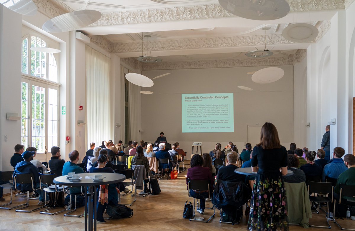 toniwuest's tweet photo. Last week, we hosted the Rhine-Main Universities AI &amp; Creativity Symposium in Darmstadt, and the atmosphere was fantastic! 🧠💻

We gathered researchers from many disciplines to explore the big question: What does it truly mean to be creative, for both humans and machines? https://t.co/3G12vvHE42