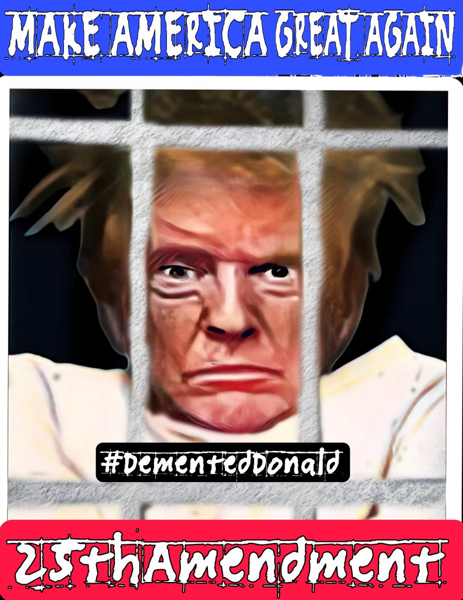 RaquelS16774168's tweet photo. @glenn_tunes 🤔WHAT SAY YOU MAGA? YOUR ORANGE MESSIAH, IS F*KN OFF THE RAILS DEMENTED ✓ DERANGED ✓ GRANDIOSE DELUSIONAL ✓ ⚠️IF THIS WAS BIDEN, AMERICA WOULD "STILL"WANT HIM THE FUCK OUT, IT'S NOT POLITICAL, IT'S ABOUT RIGHT VS WRONG &amp; MORAL VS AMORAL⚠️ENDANGERING EVERYONE🚨 #25thAmendment https://t.co/v15cNw7KQN