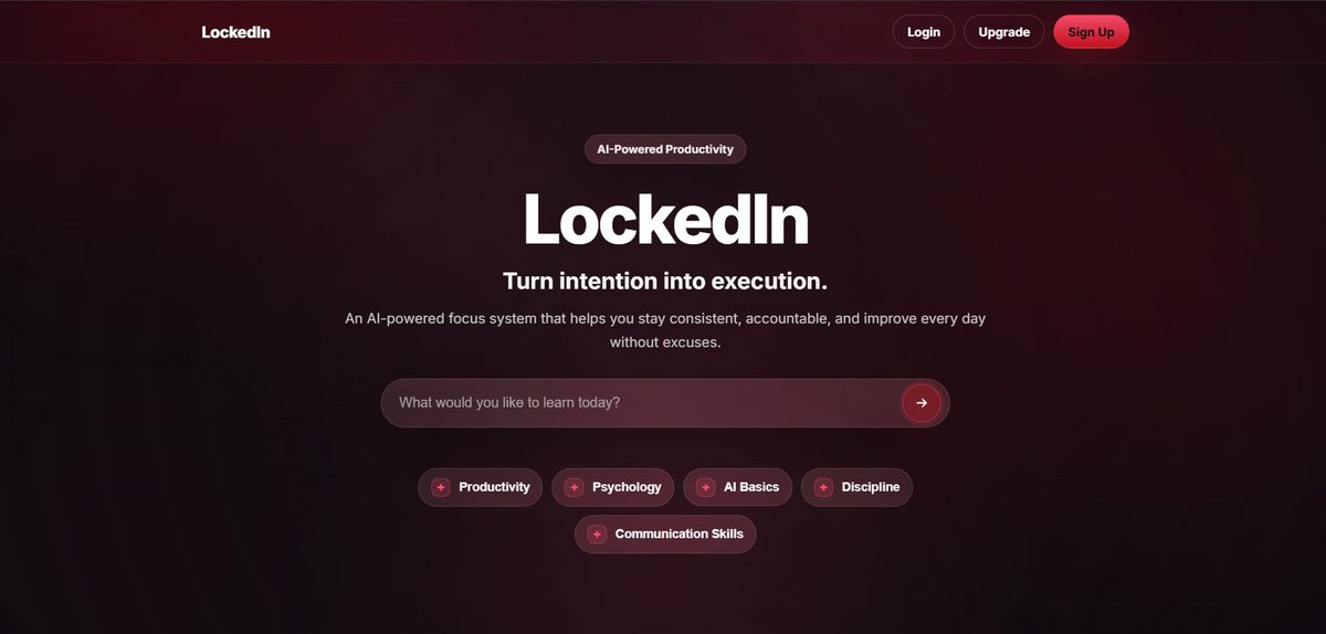 _LockedInAI's tweet photo. @RoundtableSpace LockedIn AI, work's almost done. https://t.co/wYNIiHH1iP