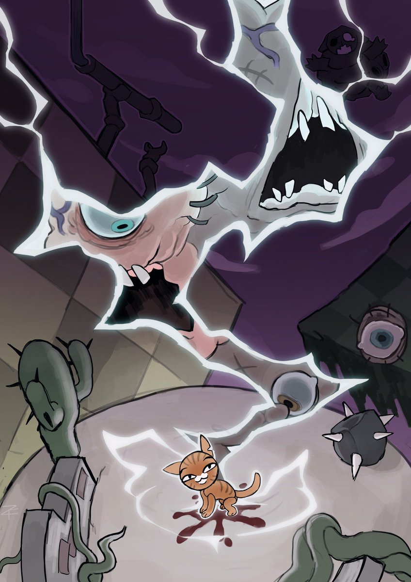ZabForever's tweet photo. Bolt of Lightning! 
#mewgenics https://t.co/lCeZmINQ9I