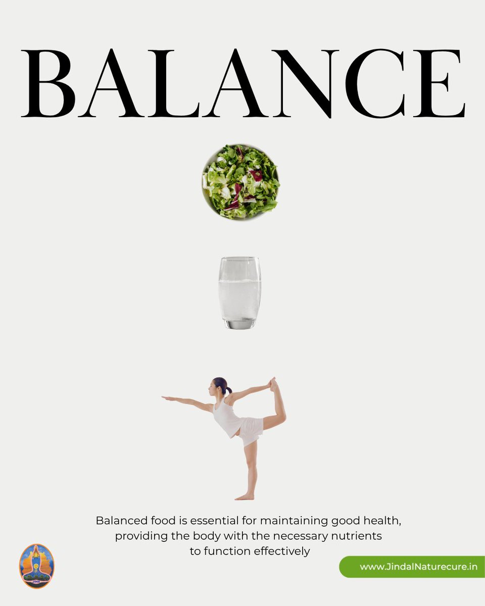JindalNature's tweet image. Balance begins on your plate.​ 🧘🥗
A well-balanced diet nourishes your body with the essential nutrients supporting overall well-being every day.​ 🌿
​
Discover holistic wellness at jindalnaturecure.in​

#BalancedLiving #HealthyEating #WellnessBasics #NutritionMatters