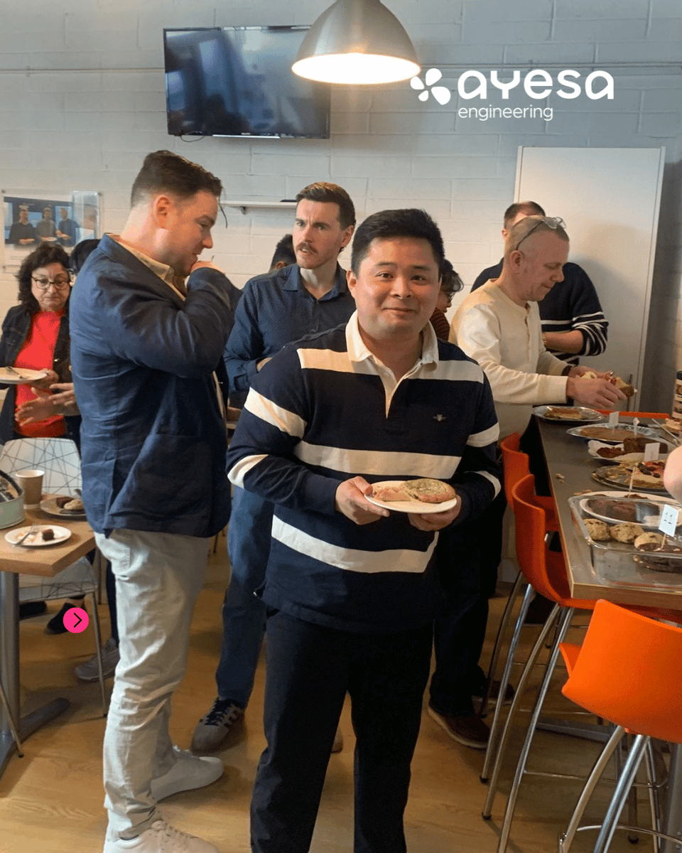 Ayesa_UK_IRE_ME's tweet image. The Great @Ayesa_Eng Bake Off at our Dublin HQ delivered 🍰 Brilliant turnout, some seriously well-engineered cakes, and all for a great cause supporting CASA. casa.ie #Ayesa #TeamCulture #Charity #Ireland