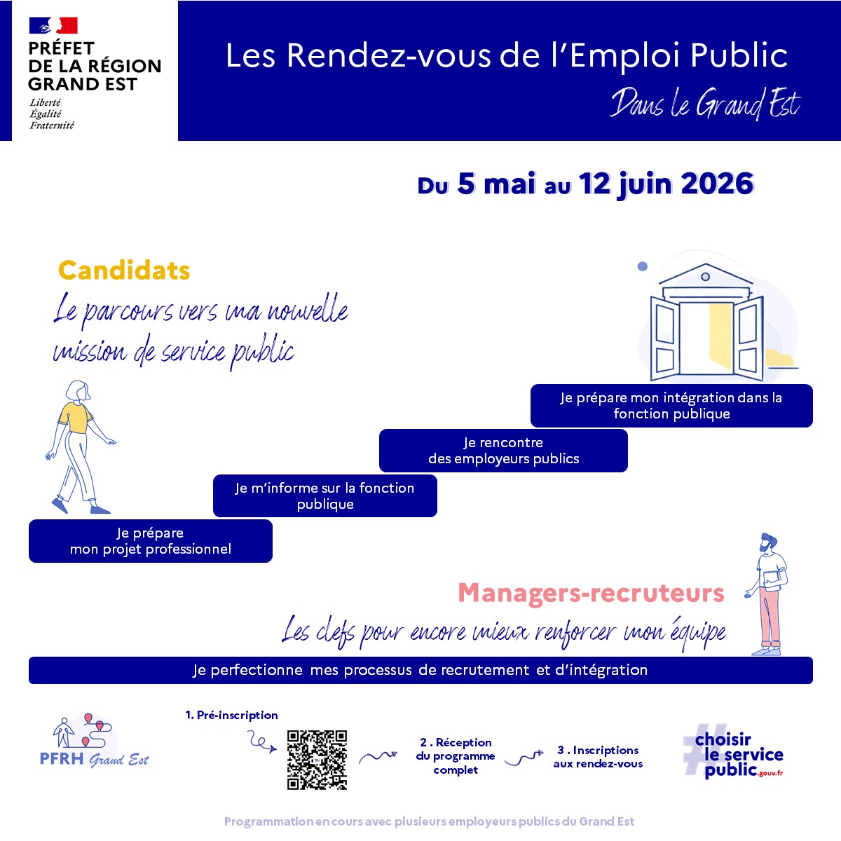 Image de Préfet de la Marne - #emploi
La fonction publique dans le Grand Est vous propose des métiers locaux, valorisants et qui