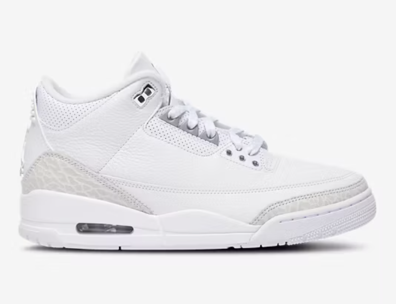 EmmCeeT's tweet photo. RT @sneakerhuddle: Ad: $159.99 Air Jordan 3 'Pure Money' few sizes 

https://t.co/eJe7UMTphM https://t.co/k0WMPlaOSt