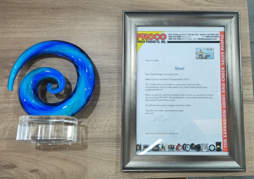 Dutcotennant's tweet image. Proud to be recognized by Proco Products, Inc with a memento for Outstanding Sales Performance 2025.

Thank you for the appreciation and continued trust, here’s to many more milestones together.

#Sales #SalesTips #SalesSuccess #GrowthMindset #Success #Milestones #DutcoTennantLLC