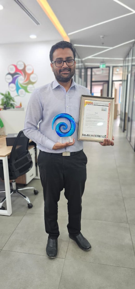 Dutcotennant's tweet image. Proud to be recognized by Proco Products, Inc with a memento for Outstanding Sales Performance 2025.

Thank you for the appreciation and continued trust, here’s to many more milestones together.

#Sales #SalesTips #SalesSuccess #GrowthMindset #Success #Milestones #DutcoTennantLLC