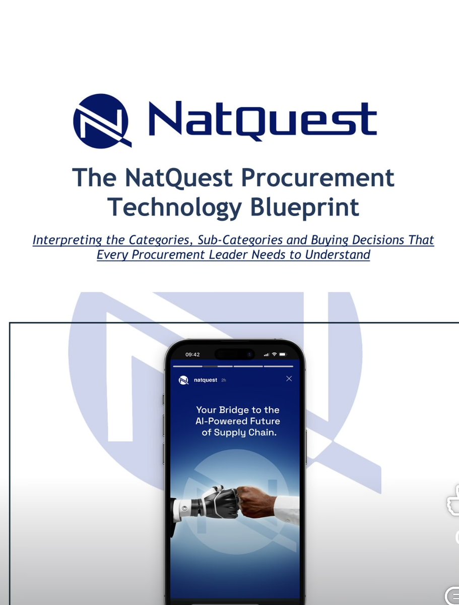 We have just published the <a href="/NatquestL/">Natquest Limited</a> Procurement Technology Blueprint- 

linkedin.com/posts/natquest…